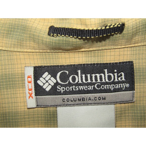 Columbia Mens L Plaid Short Sleeve Button Up Shirt XCT Outdoor Adventure Casual - Picture 6 of 11